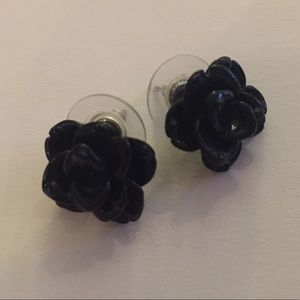 Betsy Johnson Rose Earrings
